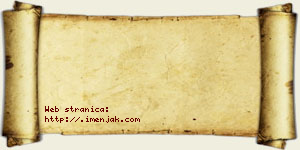 Jasmina Perošević vizit kartica